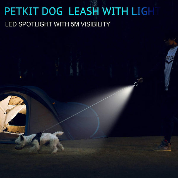 Instachew PETKIT Go Shine Pet Leash with LED Light