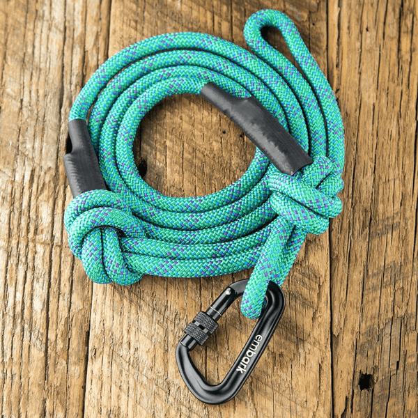 Turquoise Adventures Rope Dog Leash